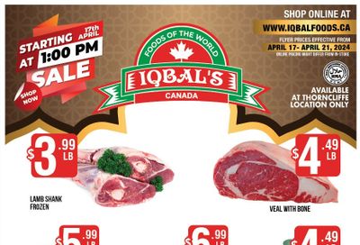 Iqbal Foods (Toronto) Flyer April 17 to 21