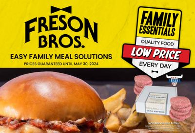 Freson Bros. Family Essentials Flyer April 26 to May 30