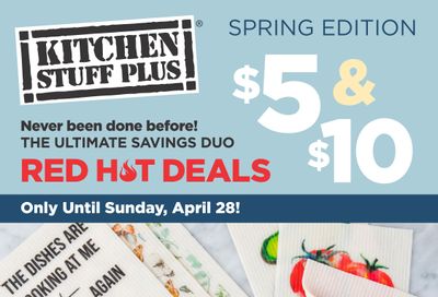Kitchen Stuff Plus Red Hot Deals Flyer April 22 to 28