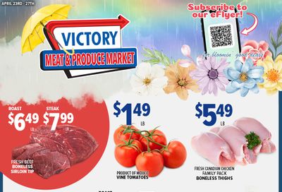 Victory Meat Market Flyer April 23 to 29