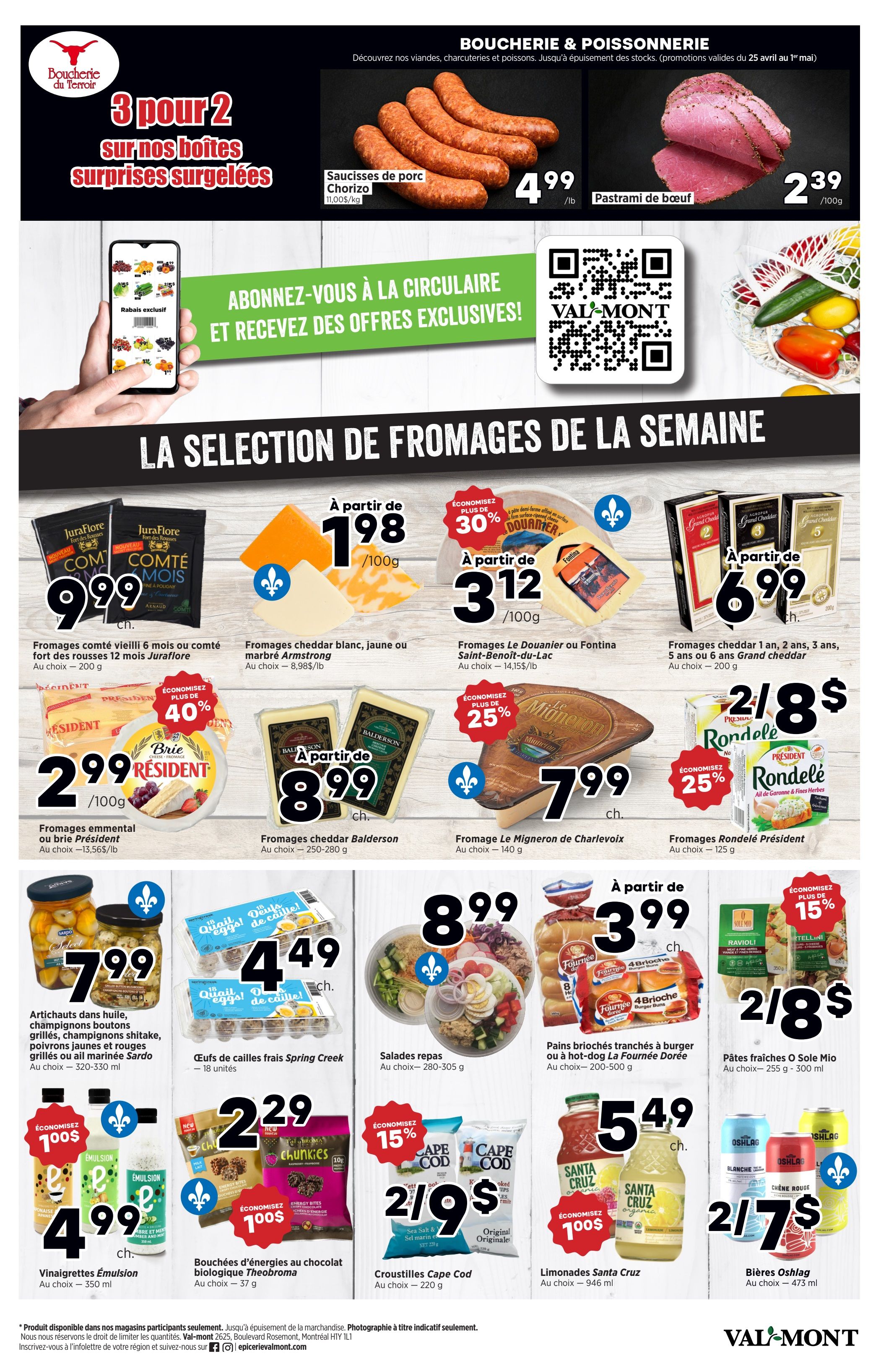 Val-Mont Flyer April 25 to May 1