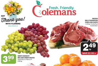 Coleman's Flyer April 25 to May 1
