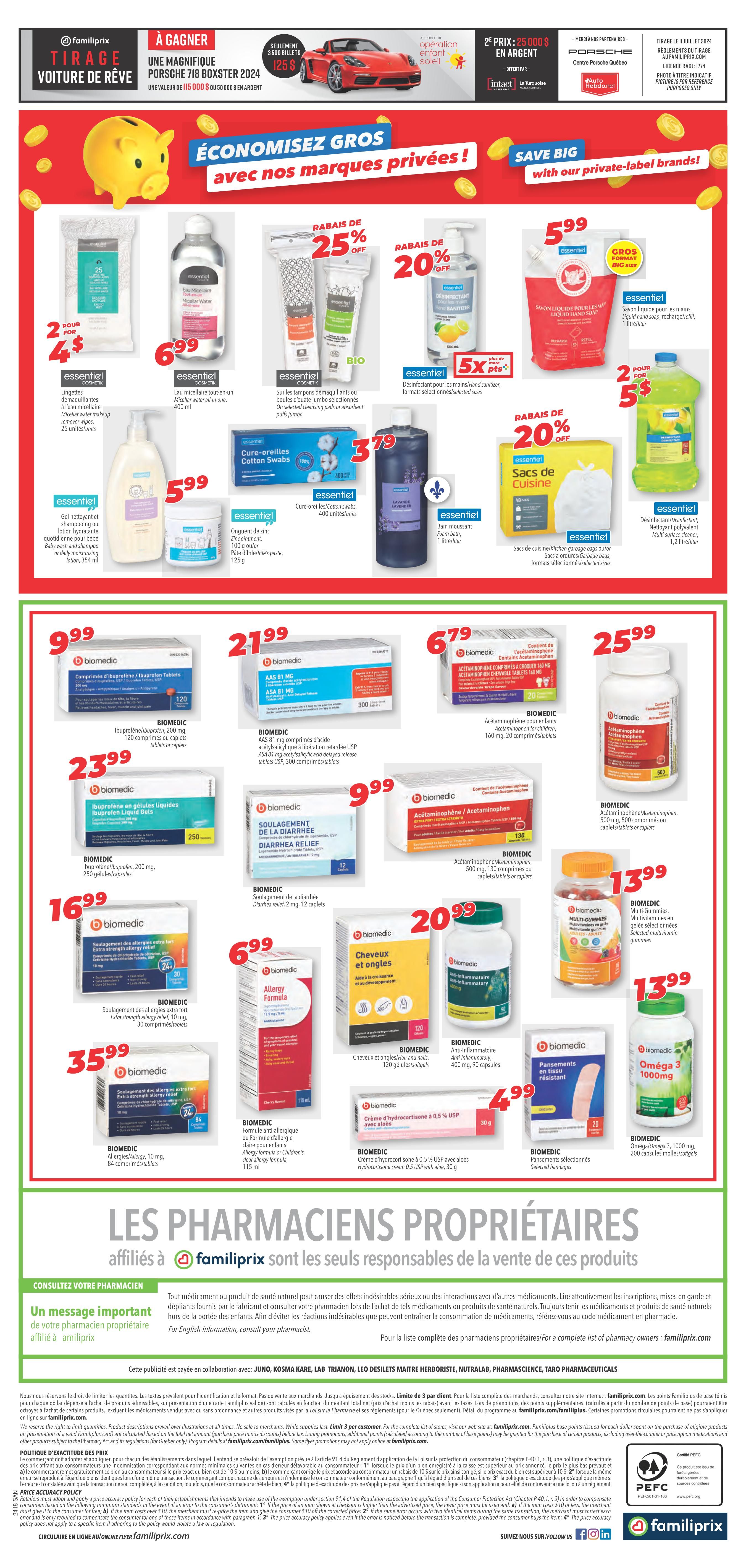 Familiprix Sante Flyer April 25 to May 1