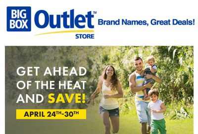 Big Box Outlet Store Flyer April 24 to 30