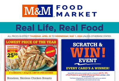 M&M Food Market (Atlantic & West) Flyer April 25 to May 1