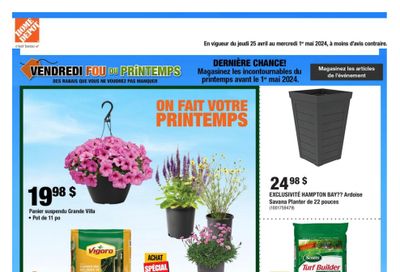 Home Depot (QC) Flyer April 25 to May 1