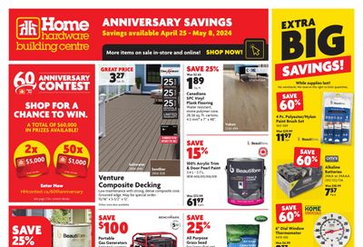 Home Hardware Building Centre (BC) Flyer April 25 to May 1