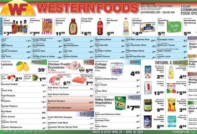 Western Foods Flyer April 24 to 30
