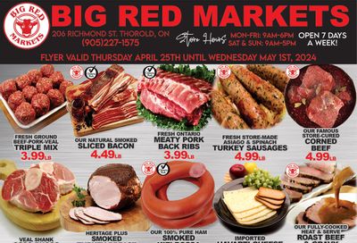 Big Red Markets Flyer April 25 to May 1