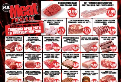 M.R. Meat Market Flyer April 25 to May 2
