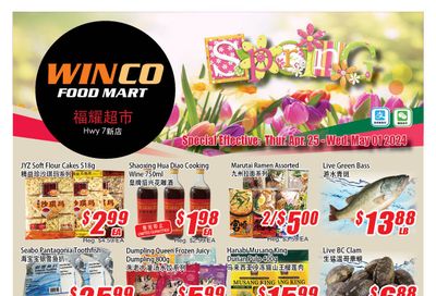 WinCo Food Mart (HWY 7) Flyer April 25 to May 1