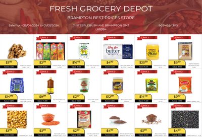 Fresh Grocery Depot Flyer April 25 to May 1
