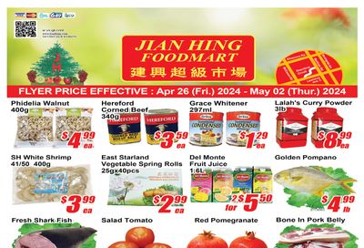 Jian Hing Foodmart (Scarborough) Flyer April 26 to May 2