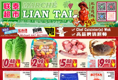 Marche Lian Tai Flyer April 25 to May 1