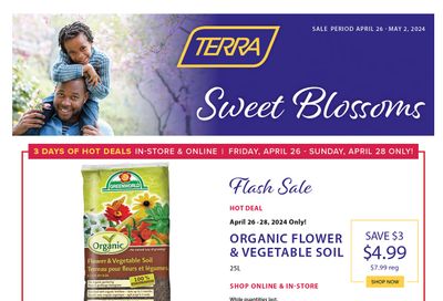 Terra Greenhouses Flyer April 26 to May 2