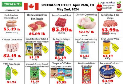 Little Basket Flyer April 26 to May 2
