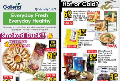 Galleria Supermarket Flyer April 26 to May 2