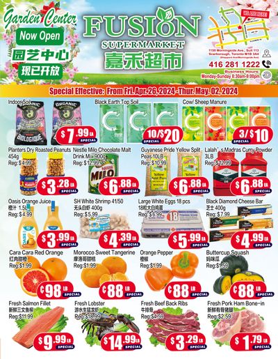 Fusion Supermarket Flyer April 26 to May 2