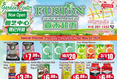 Fusion Supermarket Flyer April 26 to May 2