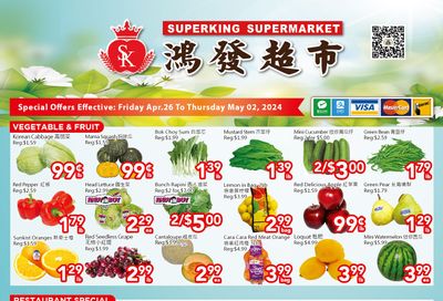 Superking Supermarket (North York) Flyer April 26 to May 2