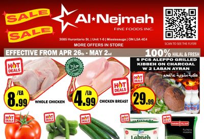 Alnejmah Fine Foods Inc. Flyer April 26 to May 2