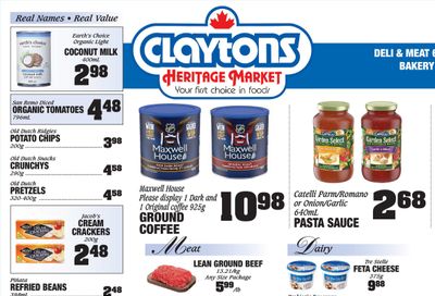 Claytons Heritage Market Flyer April 26 to May 2