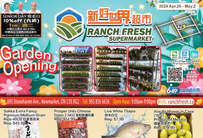 Ranch Fresh Supermarket Flyer April 26 to May 2