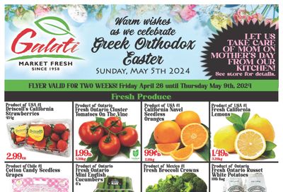 Galati Market Fresh Flyer April 26 to May 9
