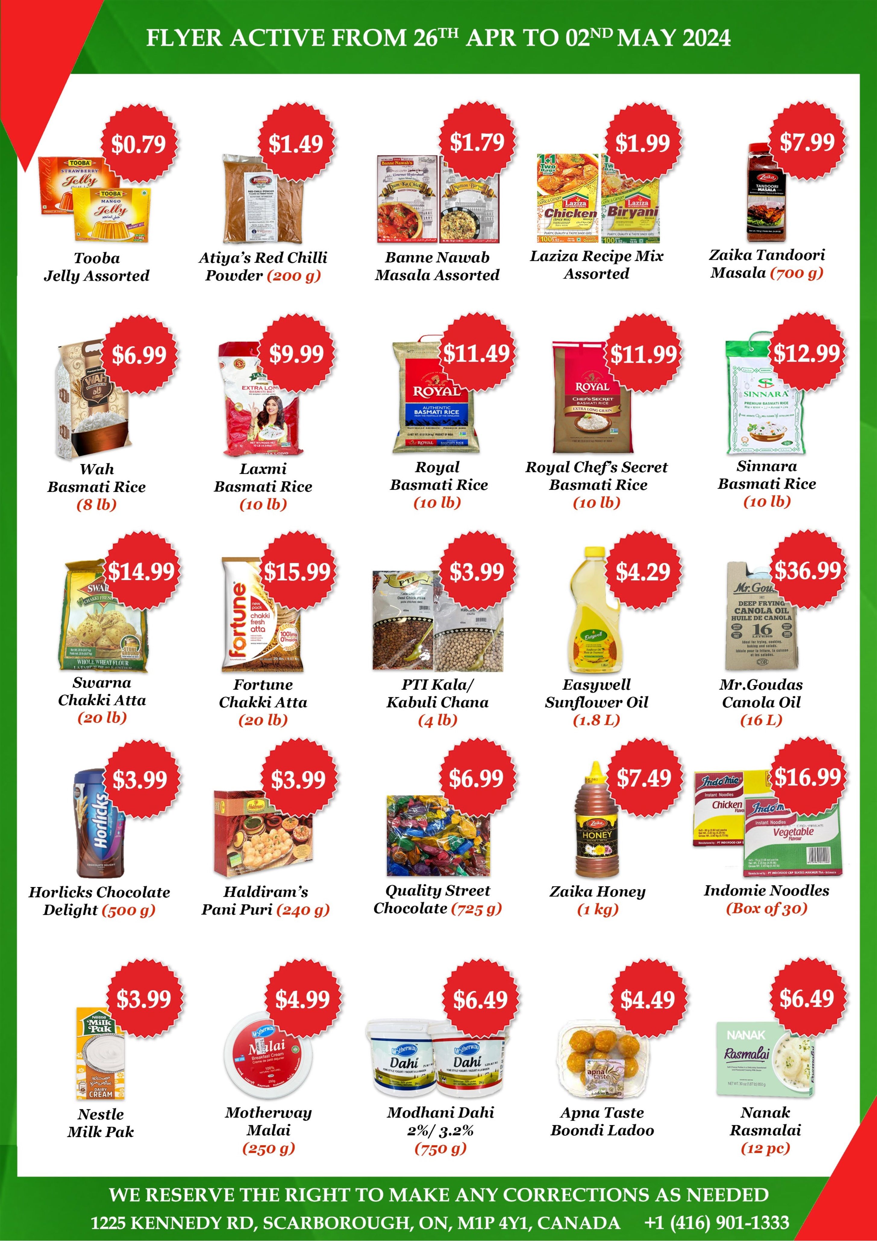 Atiya's Fresh Farm Flyer April 26 to May 2