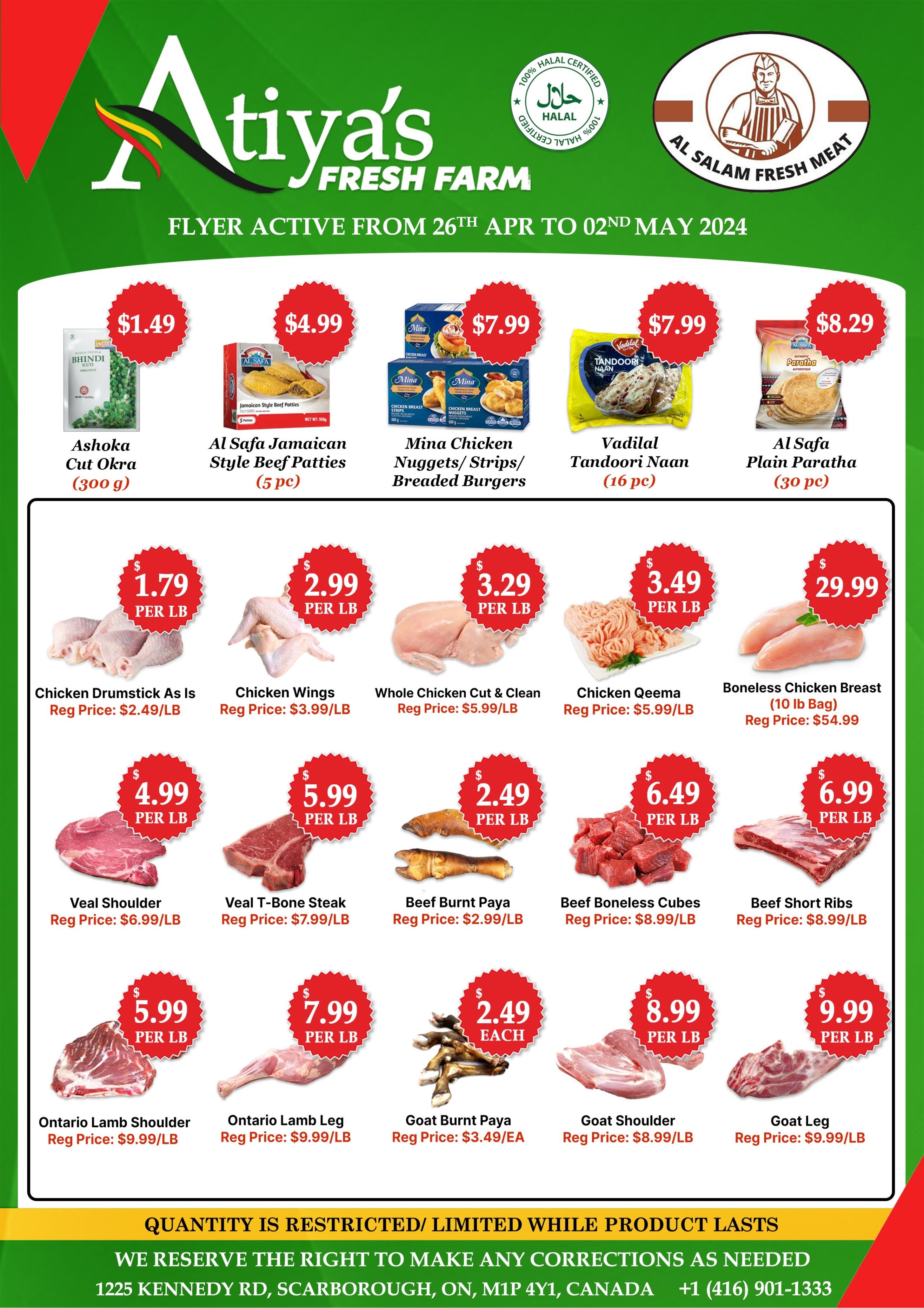 Atiya's Fresh Farm Flyer April 26 to May 2