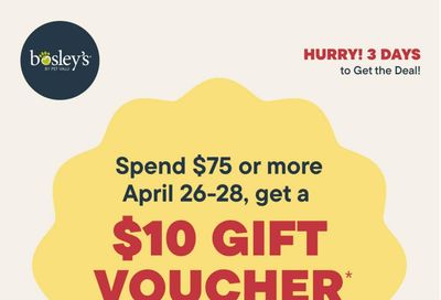 Bosley's by PetValu Flyer April 26 to 28
