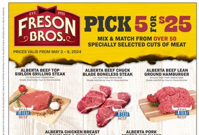 Freson Bros. Flyer May 3 to 9