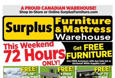Surplus Furniture & Mattress Warehouse (ON) Flyer April 29 to May 5