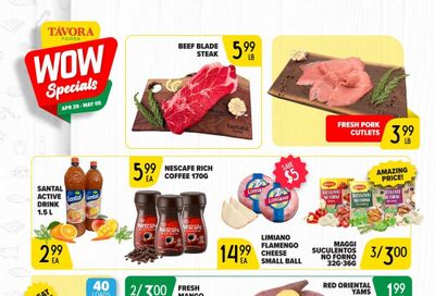 Tavora Foods Flyer April 29 to May 5