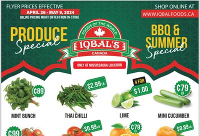 Iqbal Foods (Mississauga) Flyer April 26 to May 9