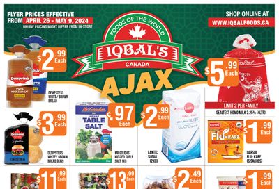 Iqbal Foods (Ajax) Flyer April 26 to May 9