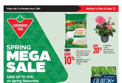 Canadian Tire (West) Flyer May 3 to 9