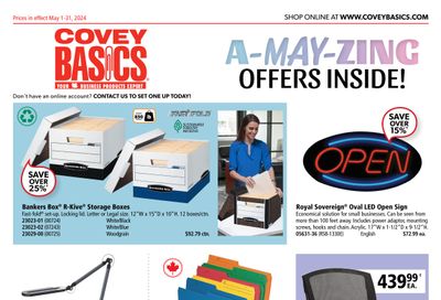 Covey Basics Flyer May 1 to 31