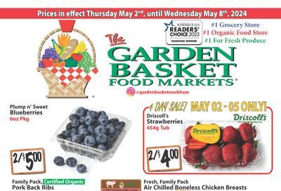 The Garden Basket Flyer May 2 to 8