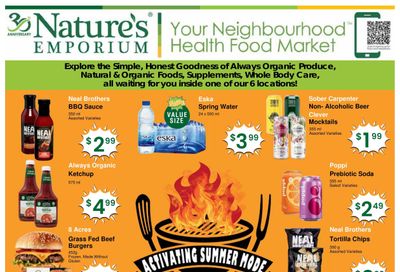 Nature's Emporium Flyer May 2 to 22