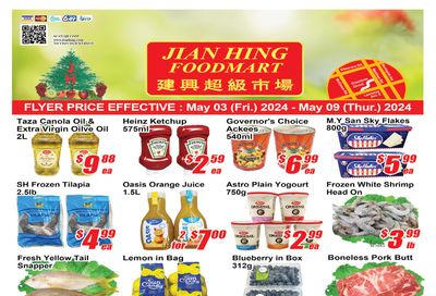 Jian Hing Foodmart (Scarborough) Flyer May 3 to 9