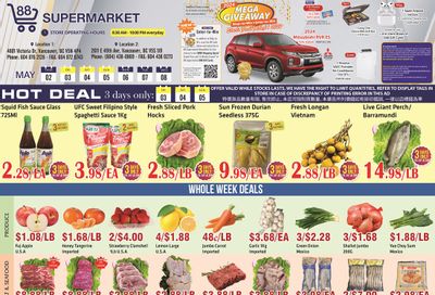 88 Supermarket Flyer May 2 to 8