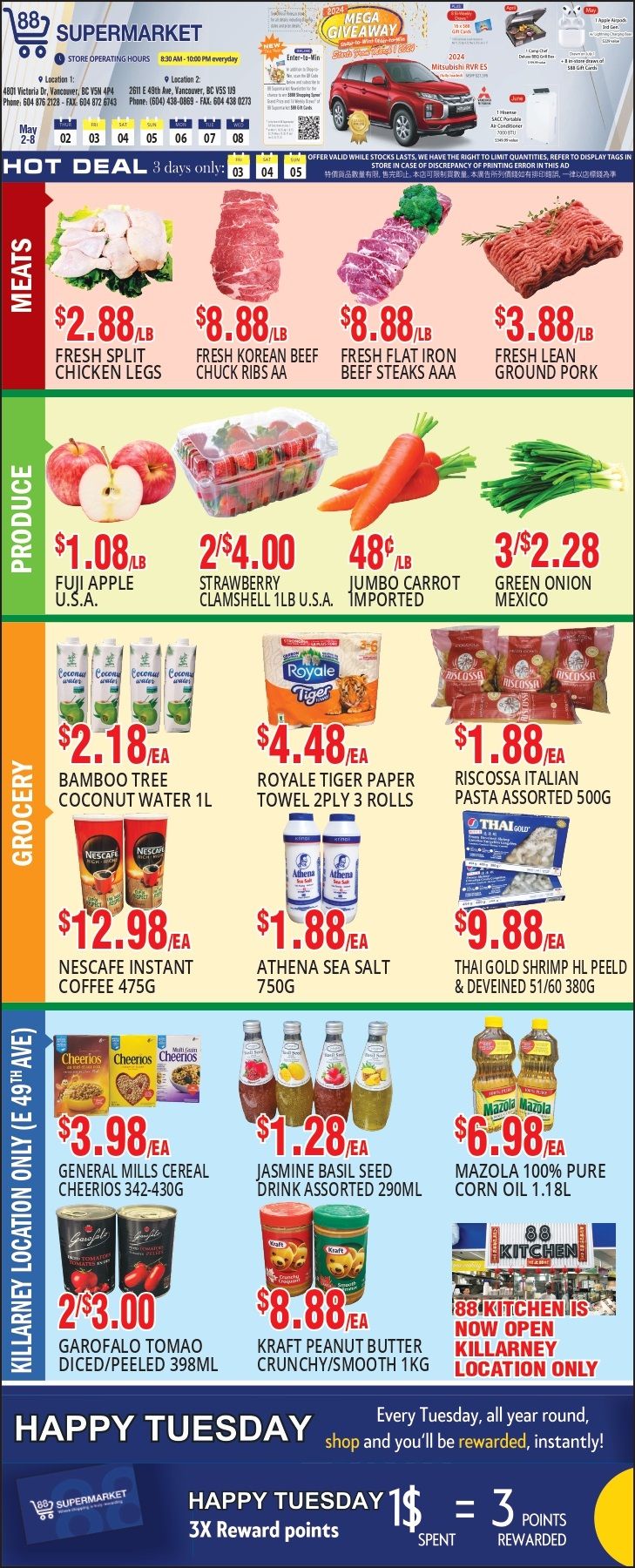 88 Supermarket Flyer May 2 to 8