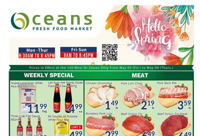 Oceans Fresh Food Market (West Dr., Brampton) Flyer May 3 to 9