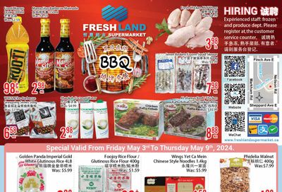 FreshLand Supermarket Flyer May 3 to 9