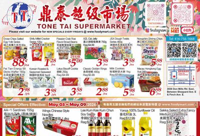 Tone Tai Supermarket Flyer May 3 to 9