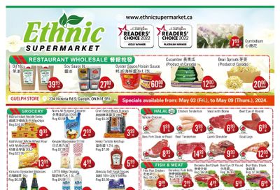 Ethnic Supermarket (Guelph) Flyer May 3 to 9