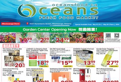 Oceans Fresh Food Market (Mississauga) Flyer May 3 to 9