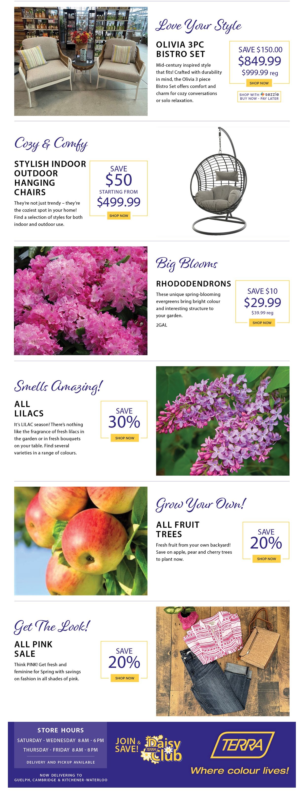 Terra Greenhouses Flyer May 3 to 9