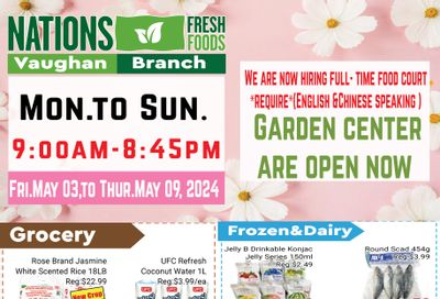 Nations Fresh Foods (Vaughan) Flyer May 3 to 9